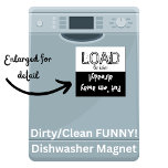 Laden Sie die Lade-Funktion! Geschirrspülmagazin Magnet<br><div class="desc">Eine lustige Nachricht,  um Ihre Spülmaschine anzubringen,  um Ihnen lassen,  ob die Geschirr schmutzig oder sauber sind. Trendfarbene Schwarz-Weiß-Farben mit lustiger Typografie. Ein großartiges Geschenk für den Zauderer in deinem Leben!</div>