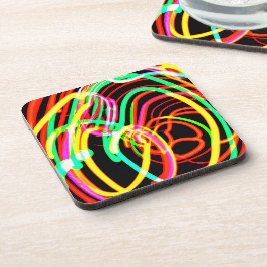 Laden Sie die neueste Neon Patterns Collection her Getränkeuntersetzer (Linke Seite)