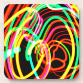 Laden Sie die neueste Neon Patterns Collection her Getränkeuntersetzer (Vorderseite)