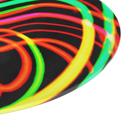 Laden Sie die neueste Neon Patterns Collection her Schneidebrett (Ecke)