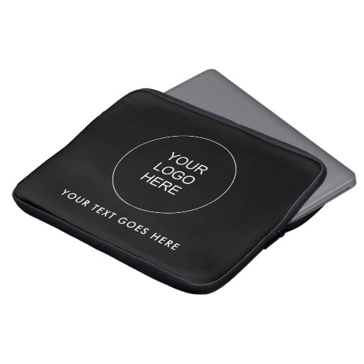 Laden Sie die Vorlage für das Logo Ihres Unternehm Laptopschutzhülle (Vorne Oben)