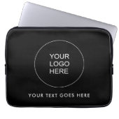 Laden Sie die Vorlage für das Logo Ihres Unternehm Laptopschutzhülle (Vorderseite)