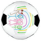 Laden Sie die Zeichnend Kids-Artwork herunter, um Fußball (Gedreht)