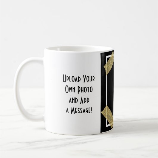 Laden Sie ein Foto hoch und fügen Sie eine benutze Kaffeetasse (Links)