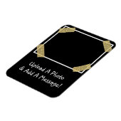 Laden Sie ein Foto hoch und fügen Sie eine benutze Magnet (Linke Seite)