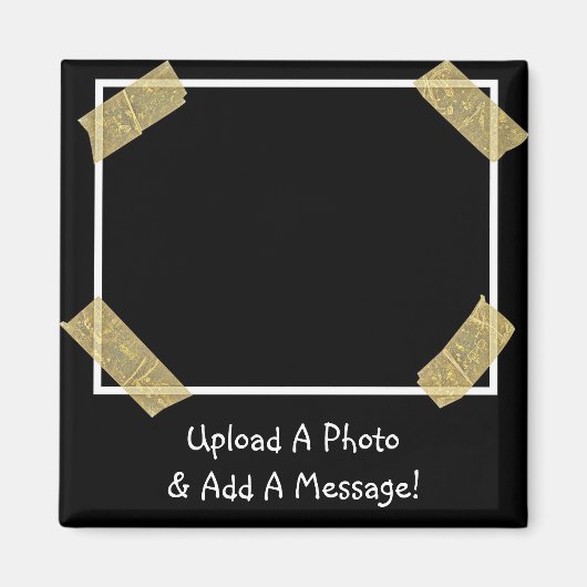 Laden Sie ein Foto hoch und fügen Sie eine benutze Magnet (Vorne)