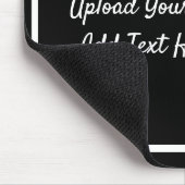 Laden Sie ein Foto hoch und fügen Sie eine persönl Mousepad (Ecke)