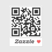 Laden Sie einfach Ihren eigenen QR-Code hoch | tra Aufkleber (Blatt)