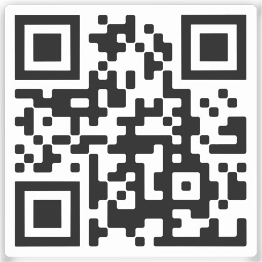 Laden Sie einfach Ihren eigenen QR-Code hoch | tra Aufkleber (Vorderseite)