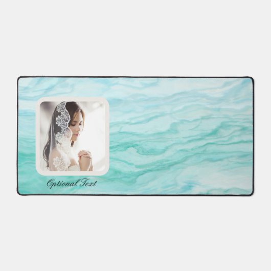 Laden Sie Foto für Marble Effect Matches hoch Schreibtischunterlage (Vorderseite)