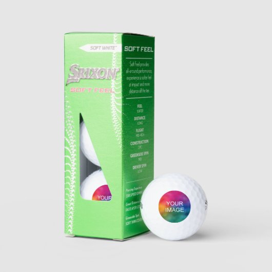 Laden Sie Foto Image Design Srixon Soft Feel 3 Pac Golfball (Verpackung)
