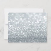 Laden Sie - Glit Fab Frau Brautparty 2 Silv ein Einladung (Rückseite)