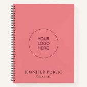 Laden Sie hier den Text für Ihr Firmenlogo hoch. Notizblock (Vorderseite)