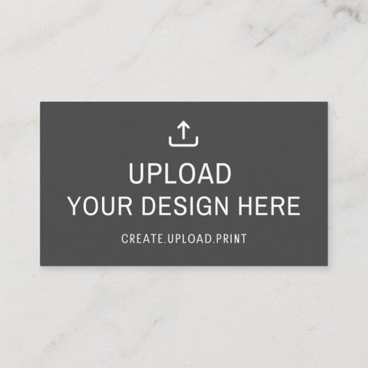 Laden Sie hier Ihr Design-Artwork hoch Visitenkarte (Rückseite)
