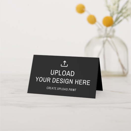 Laden Sie hier Ihr Design hoch Platzkarte (Vorderseite)