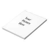 Laden Sie hier Ihr eigenes Bild hoch Notizblock (Rotiert)