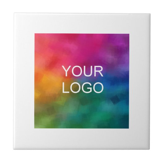 Laden Sie hier Ihr eigenes Firmenlogo hoch Fliese (Vorderseite)