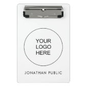 Laden Sie hier Ihr eigenes Firmenlogo hoch Mini Klemmbrett (Vorderseite)