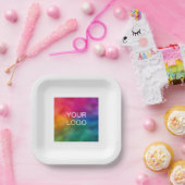 Laden Sie hier Ihr Firmenlogo herunter Pappteller (Party)