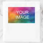 Laden Sie hier Ihr Foto Image Business Company Log Rechteckiger Aufkleber (Tasche)