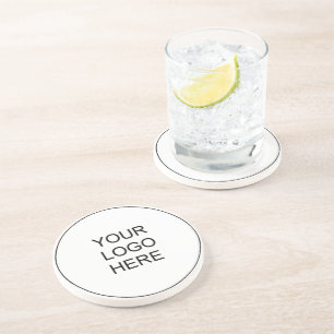 Laden Sie hier Ihre Firmenlogos benutzerdefiniert Getränkeuntersetzer