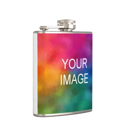 Laden Sie hier Ihre Foto- oder Logo-Vorlage hoch. Flachmann (Rechts)