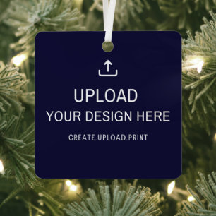 Laden Sie Ihr benutzerdefiniertes Design, Ihre Kun Ornament Aus Metall