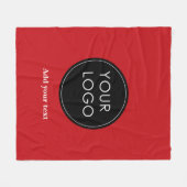 Laden Sie Ihr benutzerdefiniertes Firmenlogo auf H Fleecedecke (Vorderseite (Horizontal))