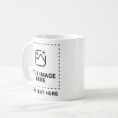 Laden Sie Ihr Bild und Ihren Text hoch Kaffeetasse (Vorderseite Links)