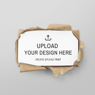 Laden Sie Ihr Design mit leicht gedruckter Vorlage Visitenkarte