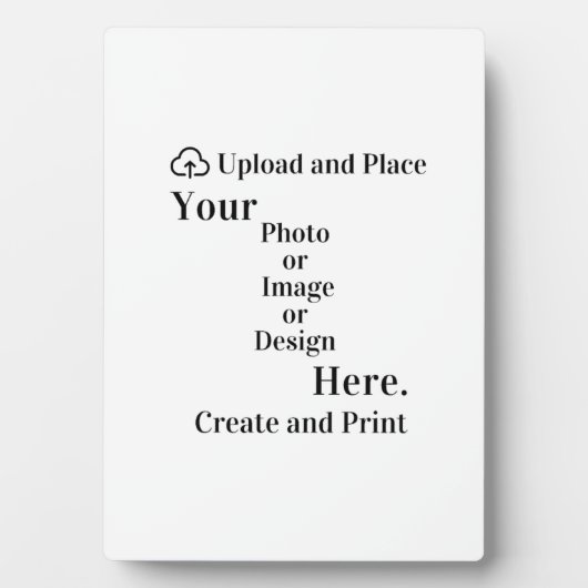 Laden Sie Ihr Design oder Foto hoch Fotoplatte (Vorderseite)