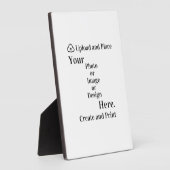 Laden Sie Ihr Design oder Foto hoch Fotoplatte (Seite)