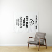Laden Sie Ihr Design und Text hoch Wandteppich (Beispiel (Horizontal))