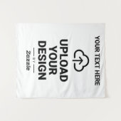 Laden Sie Ihr Design und Text hoch Wandteppich (Vorderseite (Horizontal))