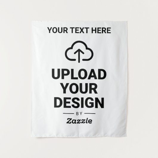 Laden Sie Ihr Design und Text hoch Wandteppich (Vorderseite)