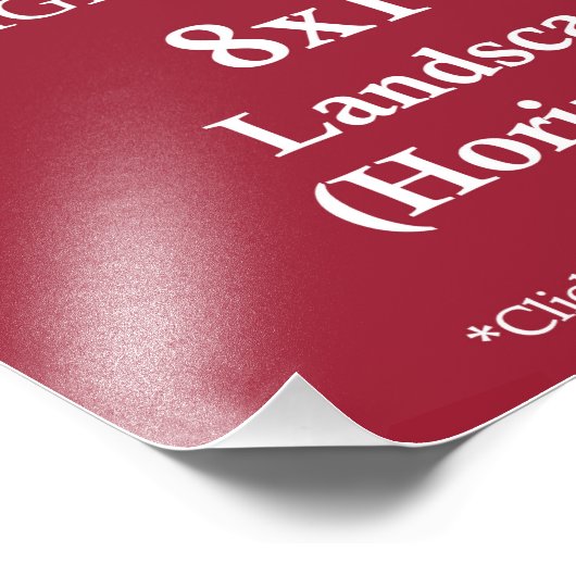 Laden Sie Ihr eigenes 8 x 10-Design hoch ・ Foto dr (Ecke)