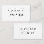 Laden Sie Ihr eigenes Design auf der 2-Seite hoch Visitenkarte (Vorne/Hinten)