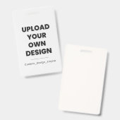 Laden Sie Ihr eigenes Design hier hoch | Benutzerd Ausweis (Vorder- & Rückseite)
