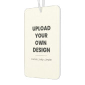 Laden Sie Ihr eigenes Design hier hoch | Benutzerd Autolufterfrischer (Links)