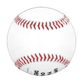 Laden Sie Ihr eigenes Design hier hoch | Benutzerd Baseball (Rückseite)