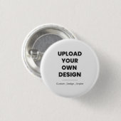 Laden Sie Ihr eigenes Design hier hoch | Benutzerd Button (Vorne & Hinten)