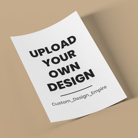 Laden Sie Ihr eigenes Design hier hoch | Benutzerd Flyer