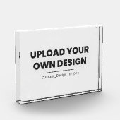 Laden Sie Ihr eigenes Design hier hoch | Benutzerd Fotoblock (Links)