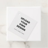 Laden Sie Ihr eigenes Design hier hoch | Benutzerd Geschenkanhänger (Beispiel)