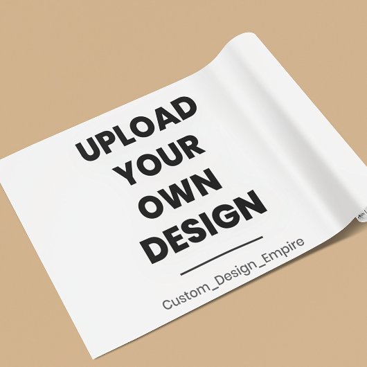 Laden Sie Ihr eigenes Design hier hoch | Benutzerd Geschenkpapier Set