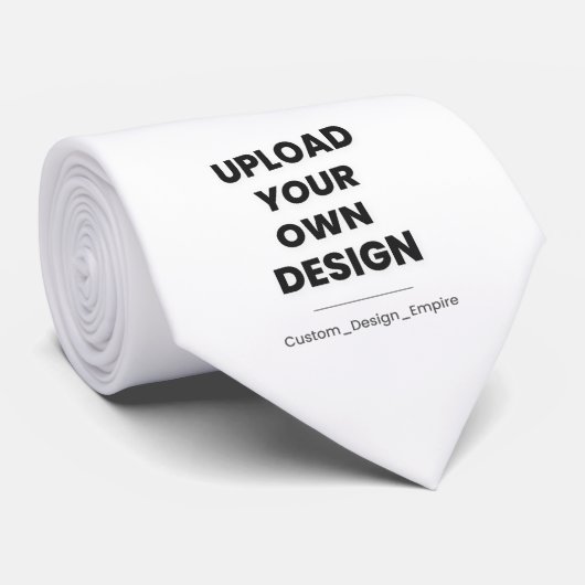 Laden Sie Ihr eigenes Design hier hoch | Benutzerd Krawatte (Gerollt)