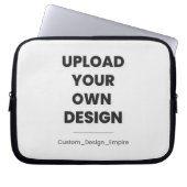 Laden Sie Ihr eigenes Design hier hoch | Benutzerd Laptopschutzhülle (Vorderseite)