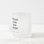 Laden Sie Ihr eigenes Design hier hoch | Benutzerd Mattglastasse (Vorderseite Links)