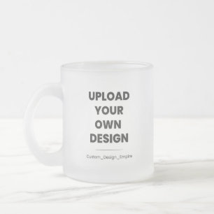 Laden Sie Ihr eigenes Design hier hoch Benutzerd Mattglastasse