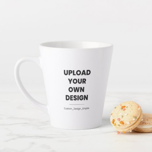 Laden Sie Ihr eigenes Design hier hoch | Benutzerd Milchtasse (Beispiel)